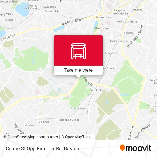 Centre St Opp Rambler Rd map