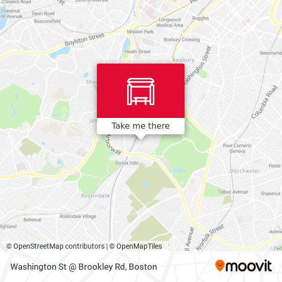 Mapa de Washington St @ Brookley Rd