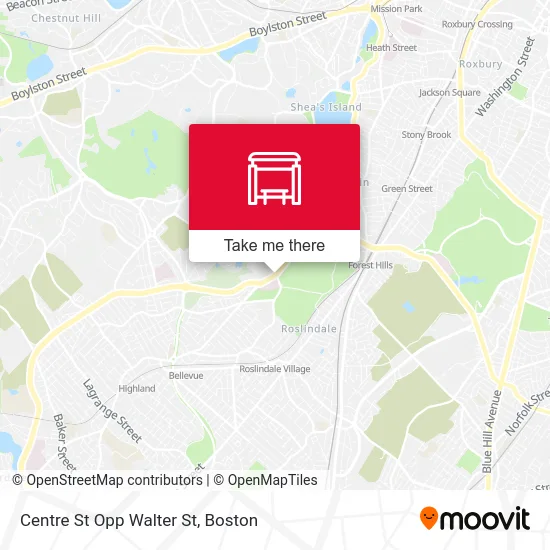 Centre St Opp Walter St map