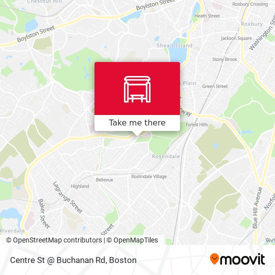 Centre St @ Buchanan Rd map