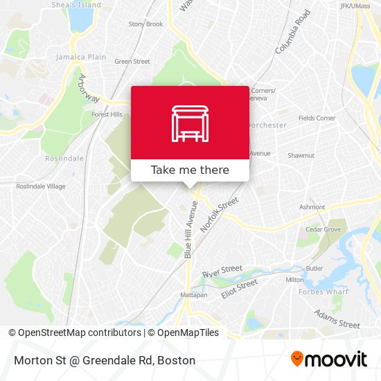 Mapa de Morton St @ Greendale Rd