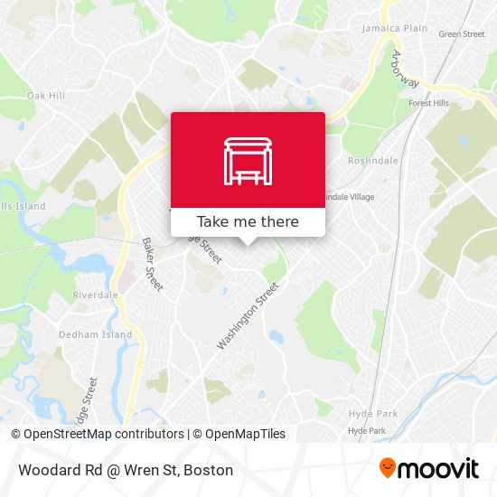 Woodard Rd @ Wren St map