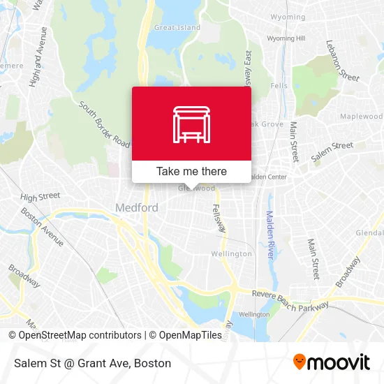 Mapa de Salem St @ Grant Ave