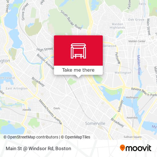 Main St @ Windsor Rd map