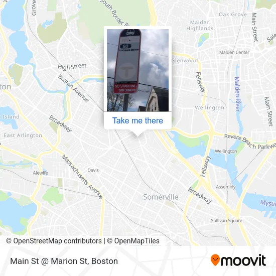 Main St @ Marion St map