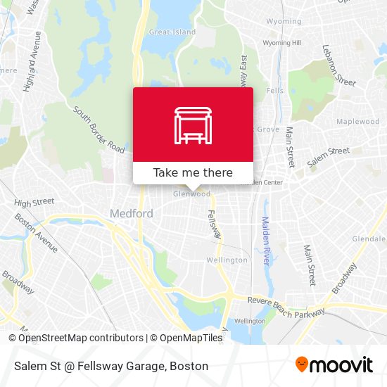 Salem St @ Fellsway Garage map