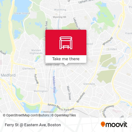 Ferry St @ Eastern Ave map