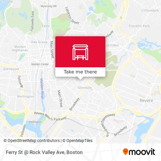 Ferry St @ Rock Valley Ave map