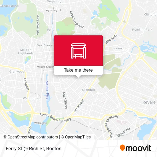 Ferry St @ Rich St map