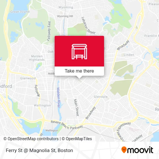 Ferry St @ Magnolia St map