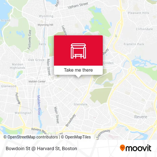 Bowdoin St @ Harvard St map