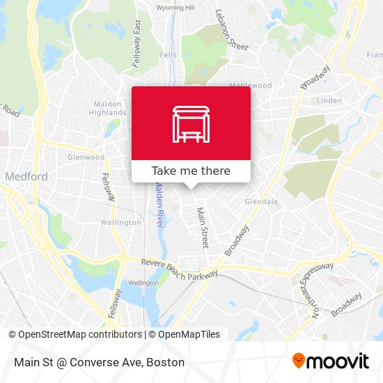 Main St @ Converse Ave map