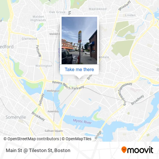 Mapa de Main St @ Tileston St
