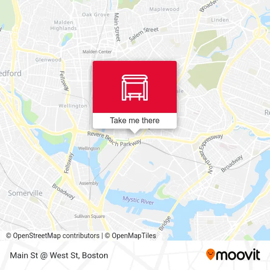 Mapa de Main St @ West St