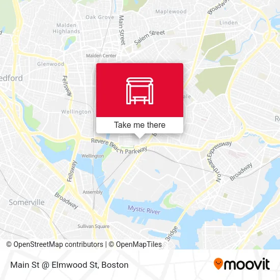 Mapa de Main St @ Elmwood St