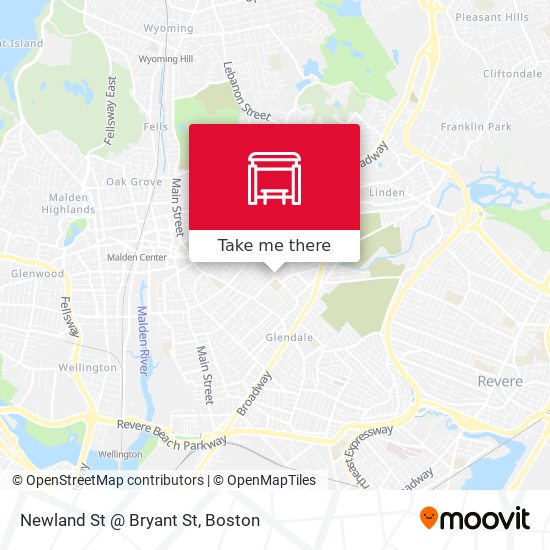 Mapa de Newland St @ Bryant St