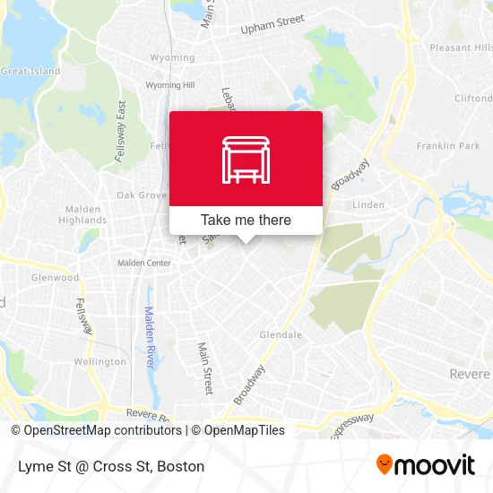 Lyme St @ Cross St map