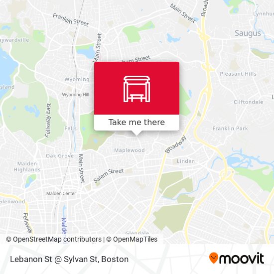 Mapa de Lebanon St @ Sylvan St