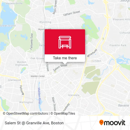 Salem St @ Granville Ave map