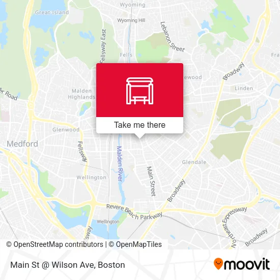 Main St @ Wilson Ave map