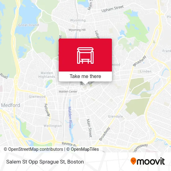 Mapa de Salem St Opp Sprague St