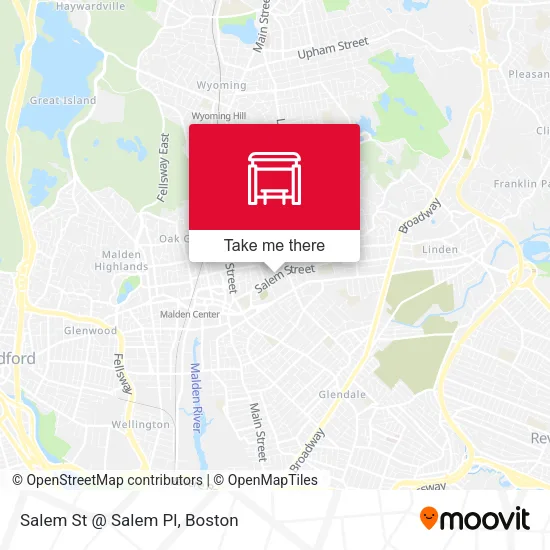 Salem St @ Salem Pl map