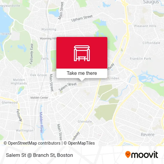 Salem St @ Branch St map