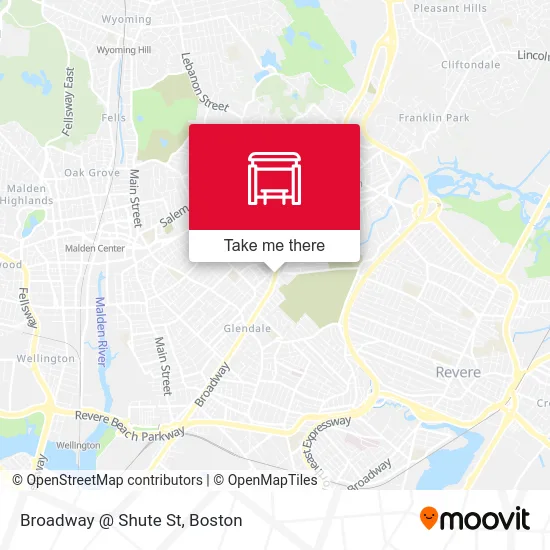 Broadway @ Shute St map