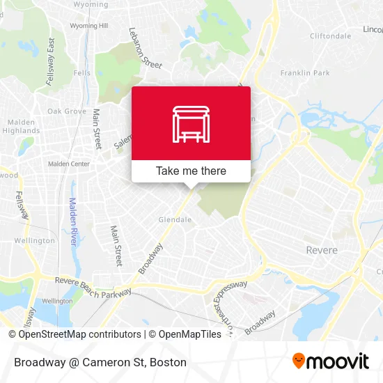 Broadway @ Cameron St map