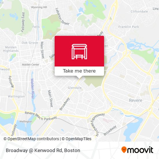 Mapa de Broadway @ Kenwood Rd