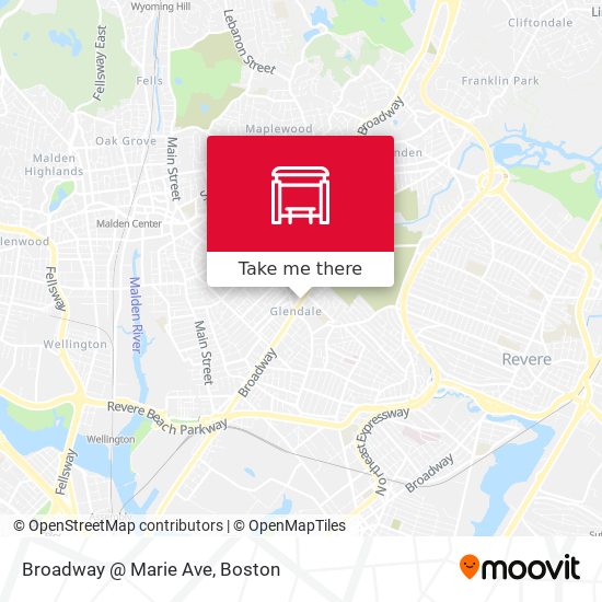 Broadway @ Marie Ave map