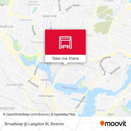 Broadway @ Langdon St map