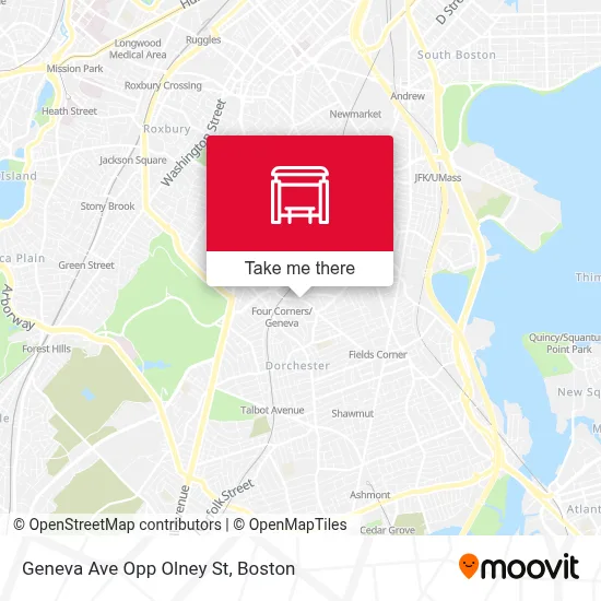 Geneva Ave Opp Olney St map