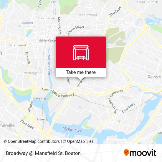 Mapa de Broadway @ Mansfield St