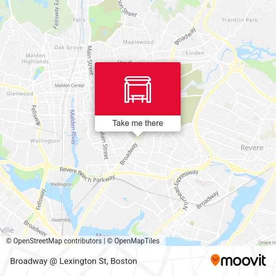 Mapa de Broadway @ Lexington St