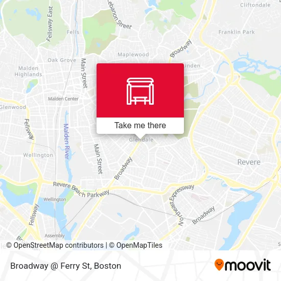 Mapa de Broadway @ Ferry St