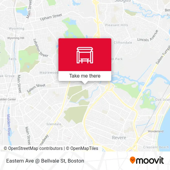 Eastern Ave @ Bellvale St map