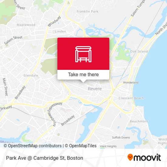 Mapa de Park Ave @ Cambridge St