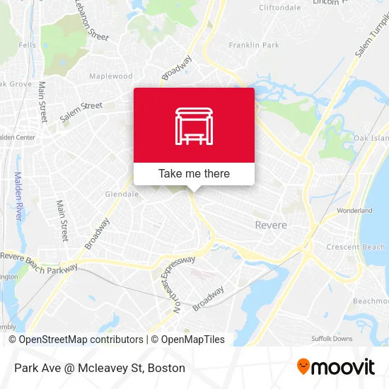 Park Ave @ Mcleavey St map