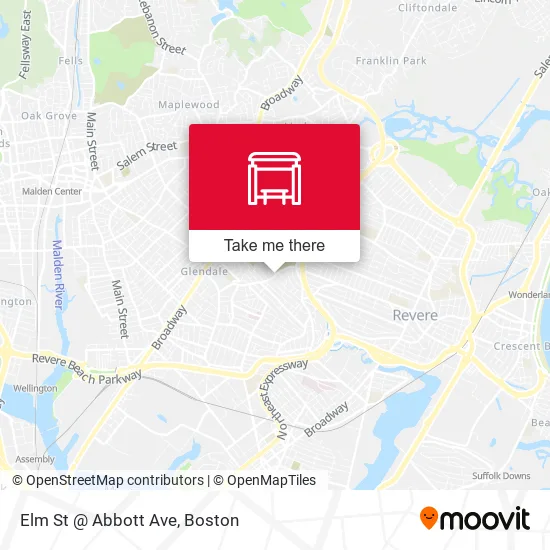 Mapa de Elm St @ Abbott Ave