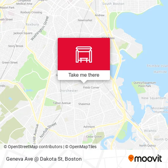 Mapa de Geneva Ave @ Dakota St