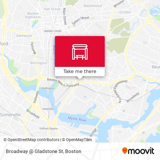 Broadway @ Gladstone St map