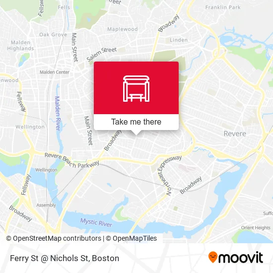 Mapa de Ferry St @ Nichols St