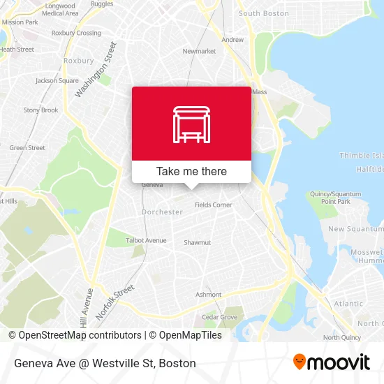 Geneva Ave @ Westville St map