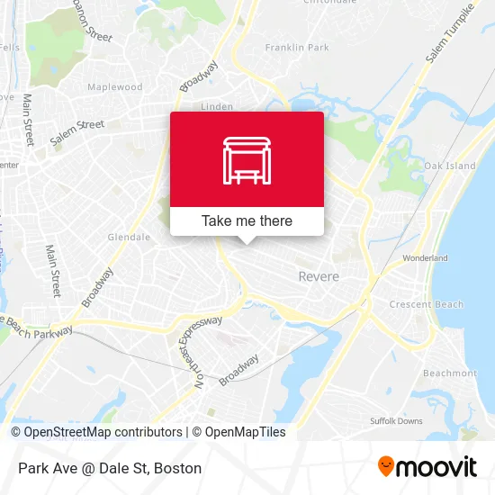 Park Ave @ Dale St map