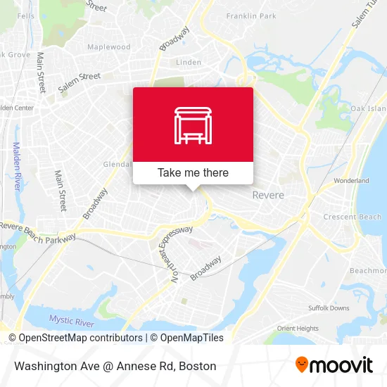 Washington Ave @ Annese Rd map