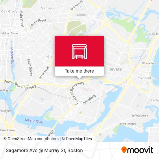 Sagamore Ave @ Murray St map