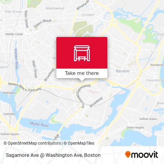 Mapa de Sagamore Ave @ Washington Ave
