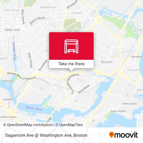 Sagamore Ave @ Washington Ave map
