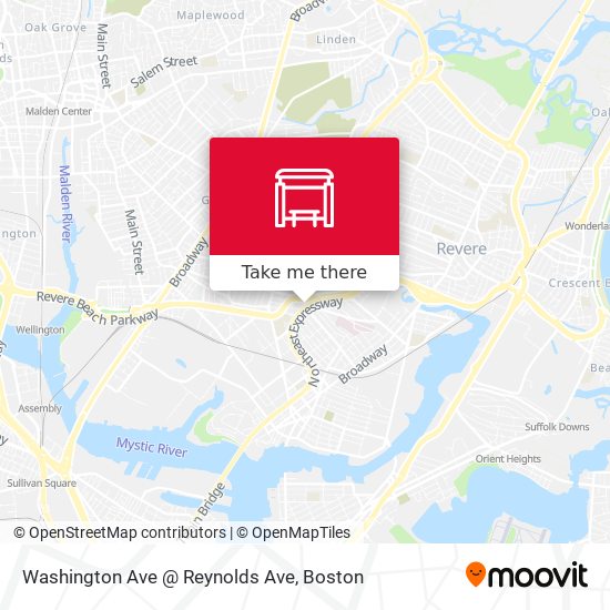 Washington Ave @ Reynolds Ave map